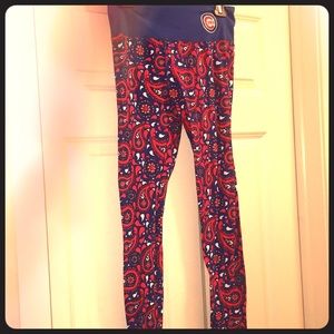 Chicago Cubs active leggings